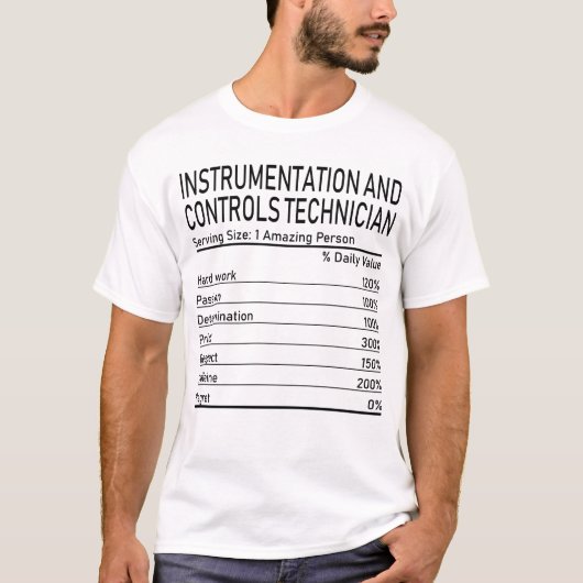 Instrumentation und Kontrollen Technischer Mitarbe T-Shirt (Vorderseite)