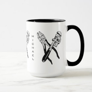 INSTRUMENTE benutzerdefinierte Monogramm-Tasse Tasse