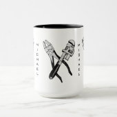 INSTRUMENTE benutzerdefinierte Monogramm-Tasse Tasse (Zentrum)
