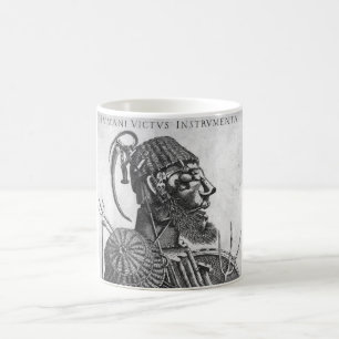 Instrumente der menschlichen Trägheit, Arcimboldo Kaffeetasse
