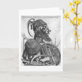 Instrumente der menschlichen Trägheit, Arcimboldo Karte (Gelbe Blume)