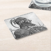 Instrumente der menschlichen Trägheit, Arcimboldo Rechteckiger Pappuntersetzer (angewinkelt)