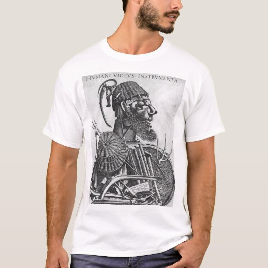 Instrumente der menschlichen Trägheit, Arcimboldo T-Shirt (Vorderseite)