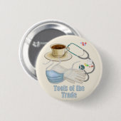 Instrumente des Handels Button (Vorne & Hinten)