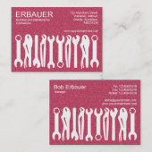 Instrumente des Handels (Chubby) - Red Tex Visitenkarte (Vorne/Hinten)