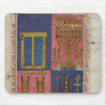 Instrumente des Tempels Mousepad<br><div class="desc">Das Ms.OR.26 fol.26r der italienische Schule Instrumente des Tempels,  von der hebräischen Bibel gelegen beim Biblioteca Estense Universitaria,  Modena,  Italien. Die Ms.OR.26 fol.26r Instrumente des Tempels,  von der hebräischen Bibel wurden um das 15. Jahrhundert hergestellt.</div>