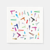 Instrumente für den Haarstil 2 Serviette (Vorderseite)