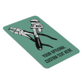 INSTRUMENTE für Text und Farbmagnet Magnet (Rechte Seite)