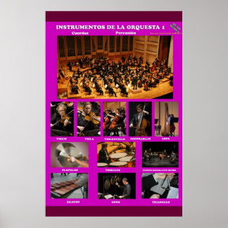 instrumente inszeniert I Instruments Orchestra I Poster