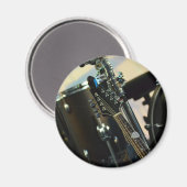 Instrumente Music Drums Gitarre Musikinstrument Magnet (Vorderseite/Rückseite)