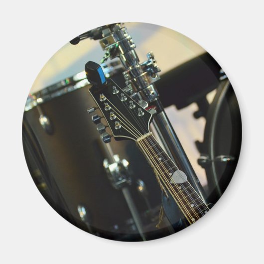 Instrumente Music Drums Gitarre Musikinstrument Magnet (Vorne)
