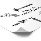 INSTRUMENTE VON ORTHOPEDIKEN POSTER (Ecke)