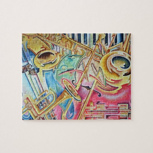 Instrumentelles Puzzlespiel Puzzle (Horizontal)