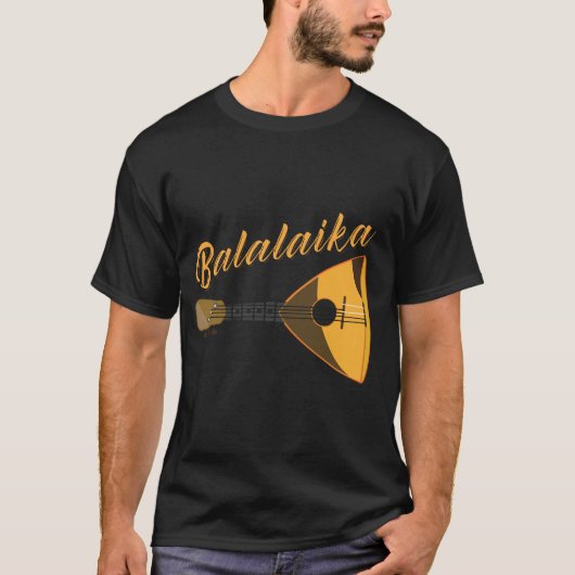 Instrumentenmusiker von Balalaika in Russland T-Shirt (Vorderseite)
