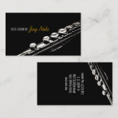 Instrumentenmusiklehrer Visitenkarte (Vorne/Hinten)