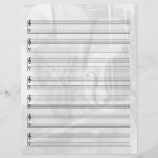 Instrumentenpapier in Silber Flyer