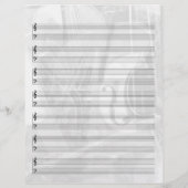 Instrumentenpapier in Silber Flyer (Hinten)