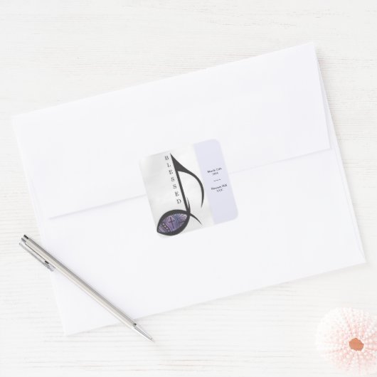 Instrumentenschneider Quadratischer Aufkleber (Umschlag)