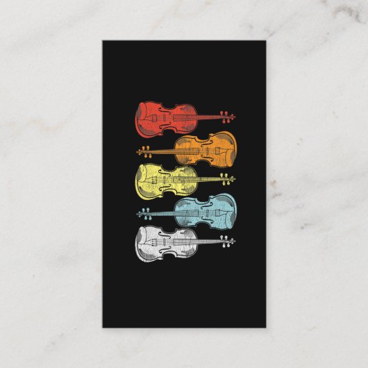 Instrumentenspende für Musiker Visitenkarte (Vorderseite)