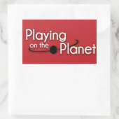 Instrumentensticker - Set von 4 Rechteckiger Aufkleber (Tasche)