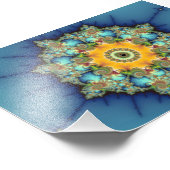 Insular - Mandelbrot Art Fotodruck (Ecke)