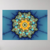 Insular - Mandelbrot Art Poster (Vorne)