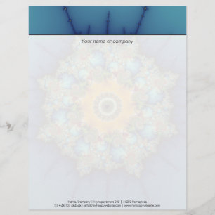 Insular - Mandelbrot Kunst Briefbogen