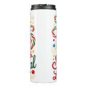 Insulated Thermal Tumbler: Magical Gingerbread Man Thermosbecher (Rückseite)