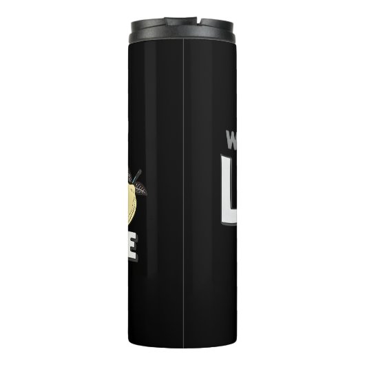 Insulated Thermal Tumbler Positivity On The Move Thermosbecher (Rückseite)