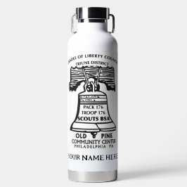 Insulated Water Bottle - White (Personalized) Trinkflasche