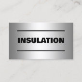 Insulation Services Custom QR Business Card Visitenkarte (Vorderseite)