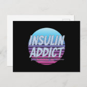 Insulin angewendet postkarte (Vorne/Hinten)