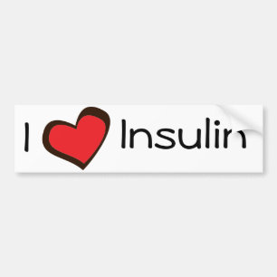 Insulin-Autoaufkleber Autoaufkleber