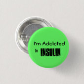 Insulin Button (Vorne & Hinten)