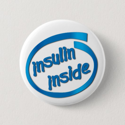 Insulin Button (Vorderseite)