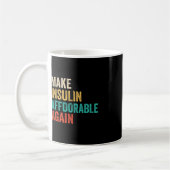 Insulin erschwinglich machen - Diabetiker Kaffeetasse (Links)