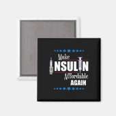 Insulin erschwinglich machen magnet (Vorderseite/Rückseite)