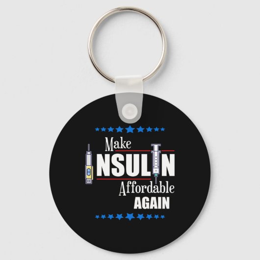 Insulin erschwinglich machen schlüsselanhänger (Vorderseite)