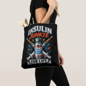 Insulin-Junkie fürs Leben Tasche (Von Nahem)