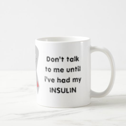 Insulin-Kaffee-Tasse Kaffeetasse (Rechts)