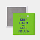 Insulin-Magnet einnehmen Magnet (Vorderseite/Rückseite)