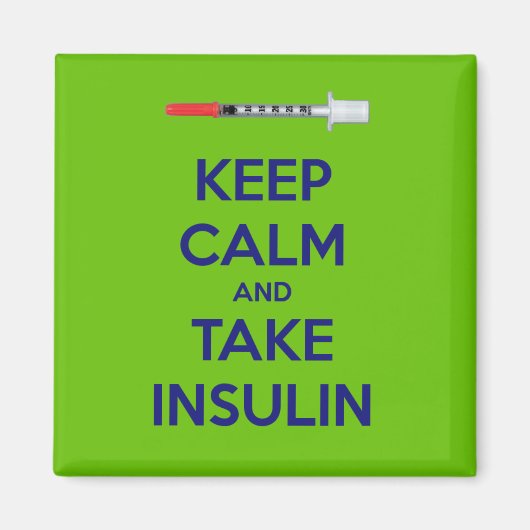 Insulin-Magnet einnehmen Magnet (Vorne)