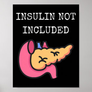 Insulin nicht enthalten Typ-1-Diabetes Typ 1 Diab Poster