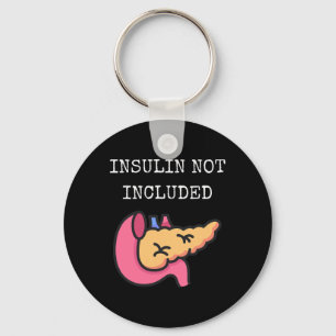 Insulin nicht enthalten Typ-1-Diabetes Typ 1 Diab Schlüsselanhänger