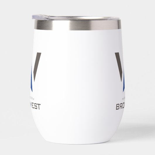 Insuline Wine Tumbler - Big Logo - Blau (Rechts)