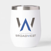 Insuline Wine Tumbler - Big Logo - Blau (Rückseite)