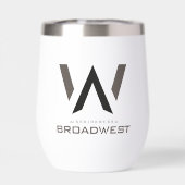 Insuline Wine Tumbler - Big Logo - Schwarz (Rückseite)