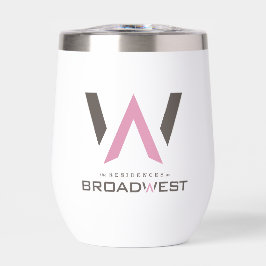 Insuline Wine Tumbler - Großes Logo - Rosa