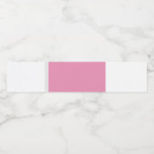 Insulinflaschen | Edelstahl und Glas Wasserflaschenetikett (Einzelnes Label)