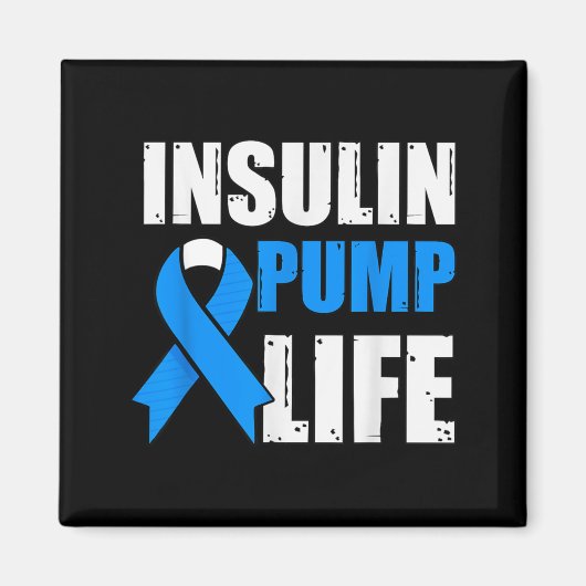Insulinpumpen-Leben Diabetes-Bewusstsein Magnet (Vorne)